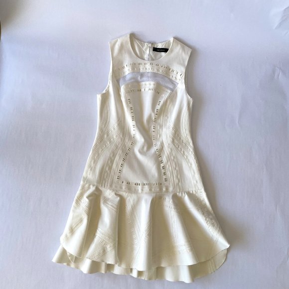 Robert Rodriguez Kuba Mesh Embroidered Dress, size XS - Picture 2 of 15